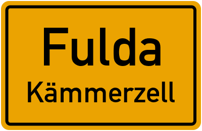 Straßenverzeichnis Fulda Kämmerzell