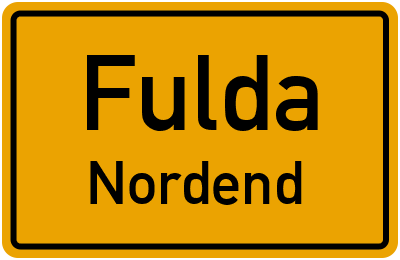 Straßenverzeichnis Fulda Nordend