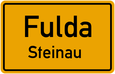 Straßenverzeichnis Fulda Steinau
