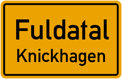 Straßenverzeichnis Fuldatal Knickhagen