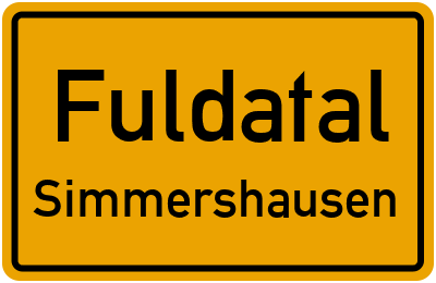 Straßenverzeichnis Fuldatal Simmershausen
