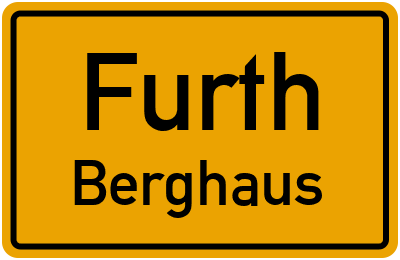 Straßenverzeichnis Furth Berghaus