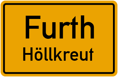 Straßenverzeichnis Furth Höllkreut