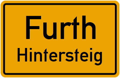 Straßenverzeichnis Furth Hintersteig