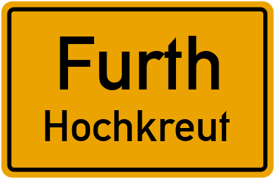 Straßenverzeichnis Furth Hochkreut