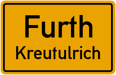 Straßenverzeichnis Furth Kreutulrich