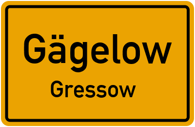 Straßenverzeichnis Gägelow Gressow