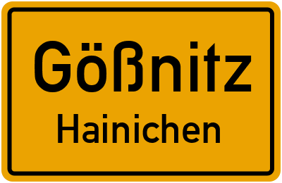 Straßenverzeichnis Gößnitz Hainichen