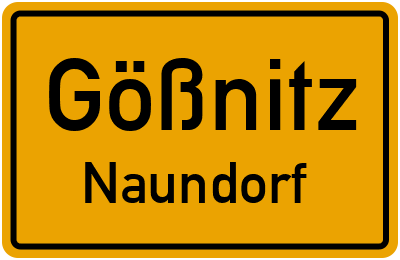 Straßenverzeichnis Gößnitz Naundorf