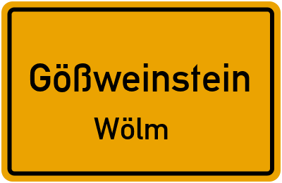 Straßenverzeichnis Gößweinstein Wölm