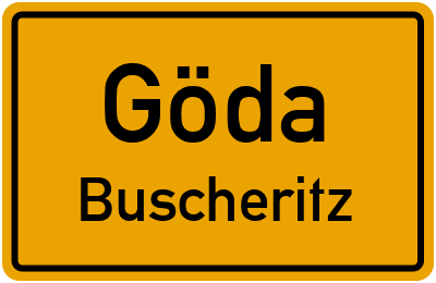 Straßenverzeichnis Göda Buscheritz
