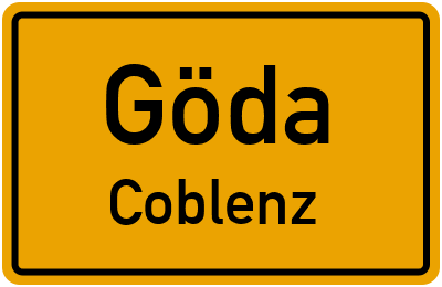 Straßenverzeichnis Göda Coblenz