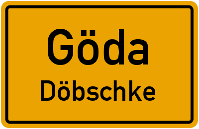 Straßenverzeichnis Göda Döbschke