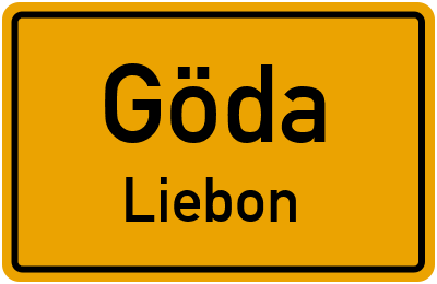 Straßenverzeichnis Göda Liebon
