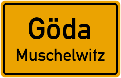Straßenverzeichnis Göda Muschelwitz