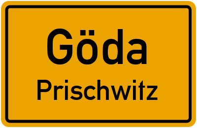 Straßenverzeichnis Göda Prischwitz