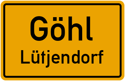 Straßenverzeichnis Göhl Lütjendorf
