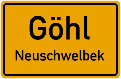 Straßenverzeichnis Göhl Neuschwelbek