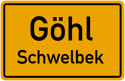 Straßenverzeichnis Göhl Schwelbek