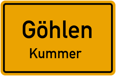Straßenverzeichnis Göhlen Kummer