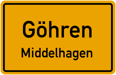 Straßenverzeichnis Göhren Middelhagen