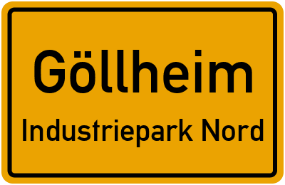 Straßenverzeichnis Göllheim Industriepark Nord