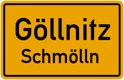 Straßenverzeichnis Göllnitz Schmölln