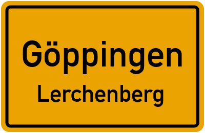 Straßenverzeichnis Göppingen Lerchenberg