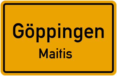 Straßenverzeichnis Göppingen Maitis