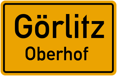 Straßenverzeichnis Görlitz Oberhof