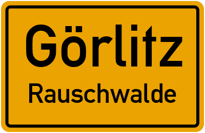 Straßenverzeichnis Görlitz Rauschwalde