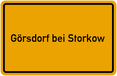 Görsdorf bei Storkow in Brandenburg