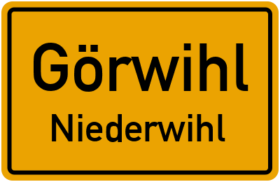 Straßenverzeichnis Görwihl Niederwihl