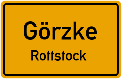 Straßenverzeichnis Görzke Rottstock