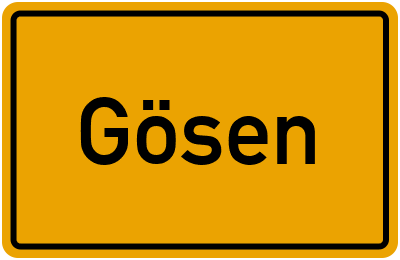 Gösen in Thüringen
