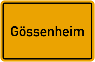 Gössenheim in Bayern