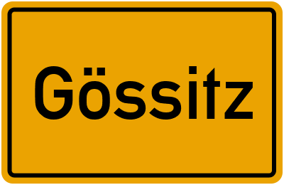 Gössitz in Thüringen