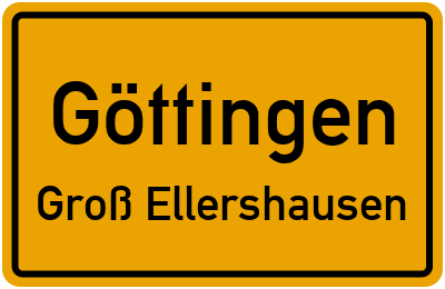 Straßenverzeichnis Göttingen Groß Ellershausen