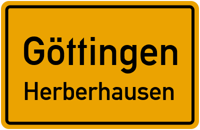 Straßenverzeichnis Göttingen Herberhausen