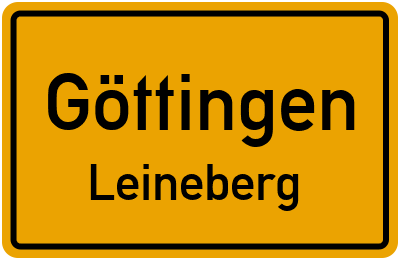Straßenverzeichnis Göttingen Leineberg