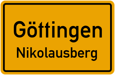 Straßenverzeichnis Göttingen Nikolausberg