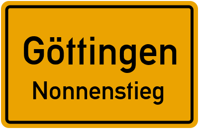 Straßenverzeichnis Göttingen Nonnenstieg