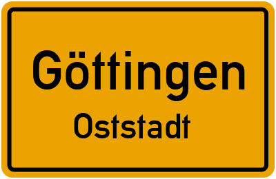 Straßenverzeichnis Göttingen Oststadt