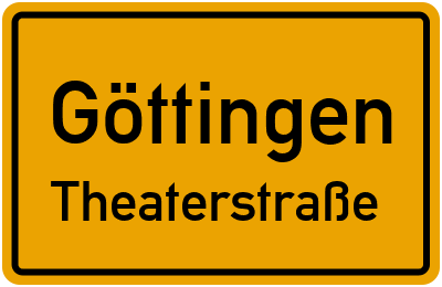 Straßenverzeichnis Göttingen Theaterstraße