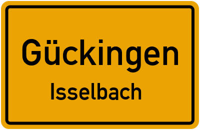 Straßenverzeichnis Gückingen Isselbach