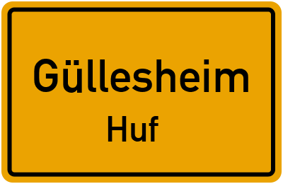 Straßenverzeichnis Güllesheim Huf
