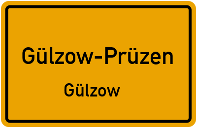 Straßenverzeichnis Gülzow-Prüzen Gülzow
