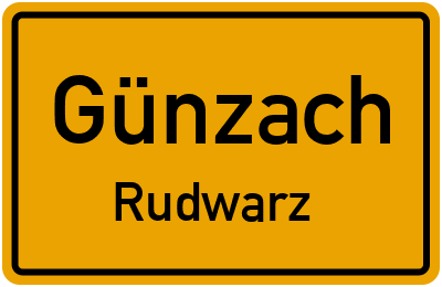 Straßenverzeichnis Günzach Rudwarz