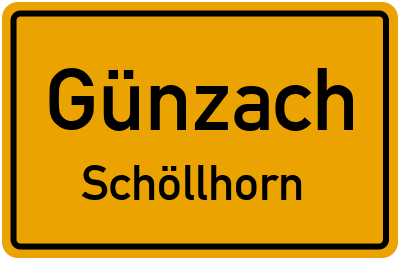 Straßenverzeichnis Günzach Schöllhorn