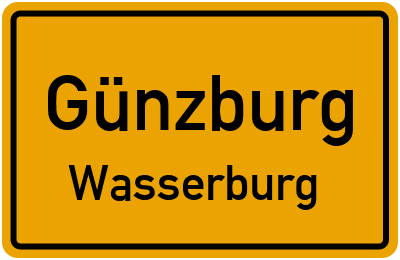 Straßenverzeichnis Günzburg Wasserburg